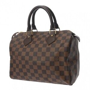 Louis Vuitton Damier Handbag Canvas Speedy Brown